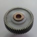Шестерня мясорубки импортная (с мет. втулкой и мет. зубьями)  (D: 46/17 мм, зуб.: 54/16 (косые/косые)) 